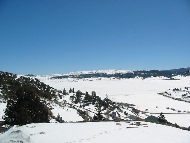 Winter View of Panguitch Lake from Beaver Dam Estates
